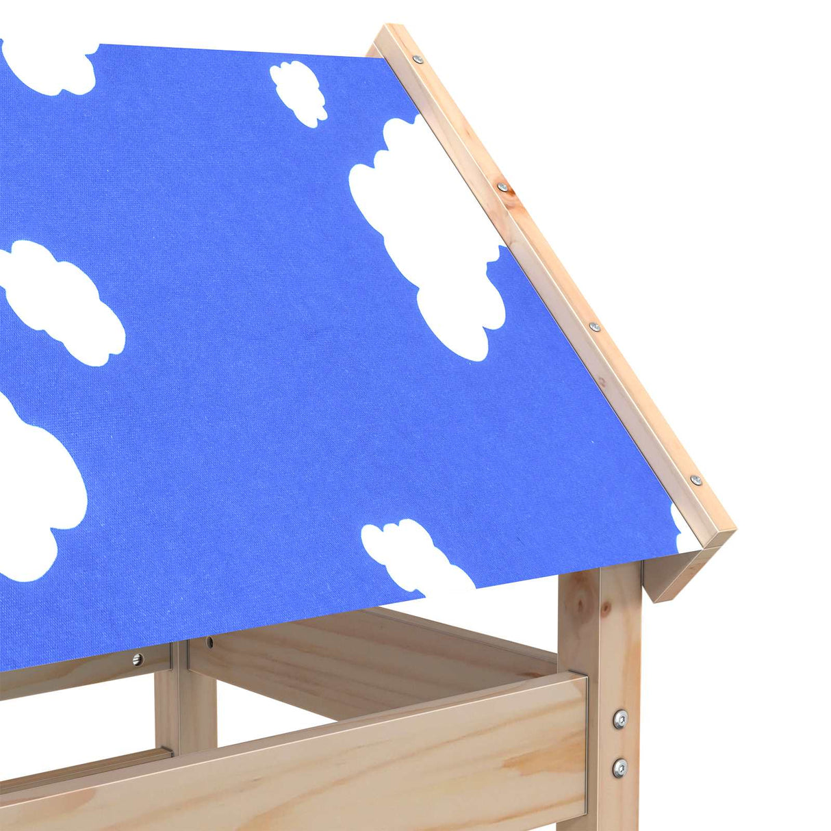 vidaXL Speeltoren Bruin 85 x 52,5 x 239 cm Massief grenenhout