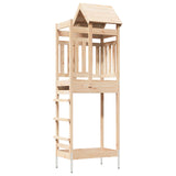 vidaXL Speeltoren Bruin 52,5 x 85 x 238 cm Massief grenenhout