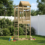 vidaXL Speeltoren Bruin 52,5 x 85 x 238 cm Massief grenenhout