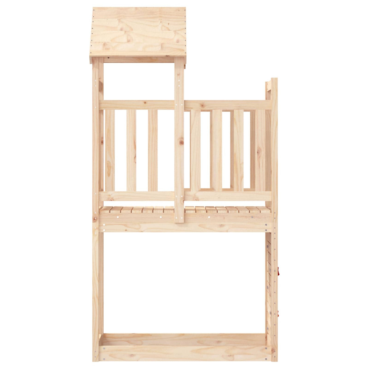 vidaXL Speeltoren Bruin 53 x 110,5 x 214 cm Massief grenenhout