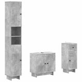 vidaXL 3-piece Bathroom Cabinet Set EDE Engineered Wood