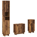 vidaXL 3-piece Bathroom Cabinet Set EDE Engineered Wood