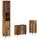 vidaXL 3-piece Bathroom Cabinet Set EDE Engineered Wood