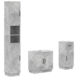 vidaXL 3-piece Bathroom Cabinet Set EDE Engineered Wood