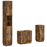vidaXL 3-piece Bathroom Cabinet Set EDE Engineered Wood