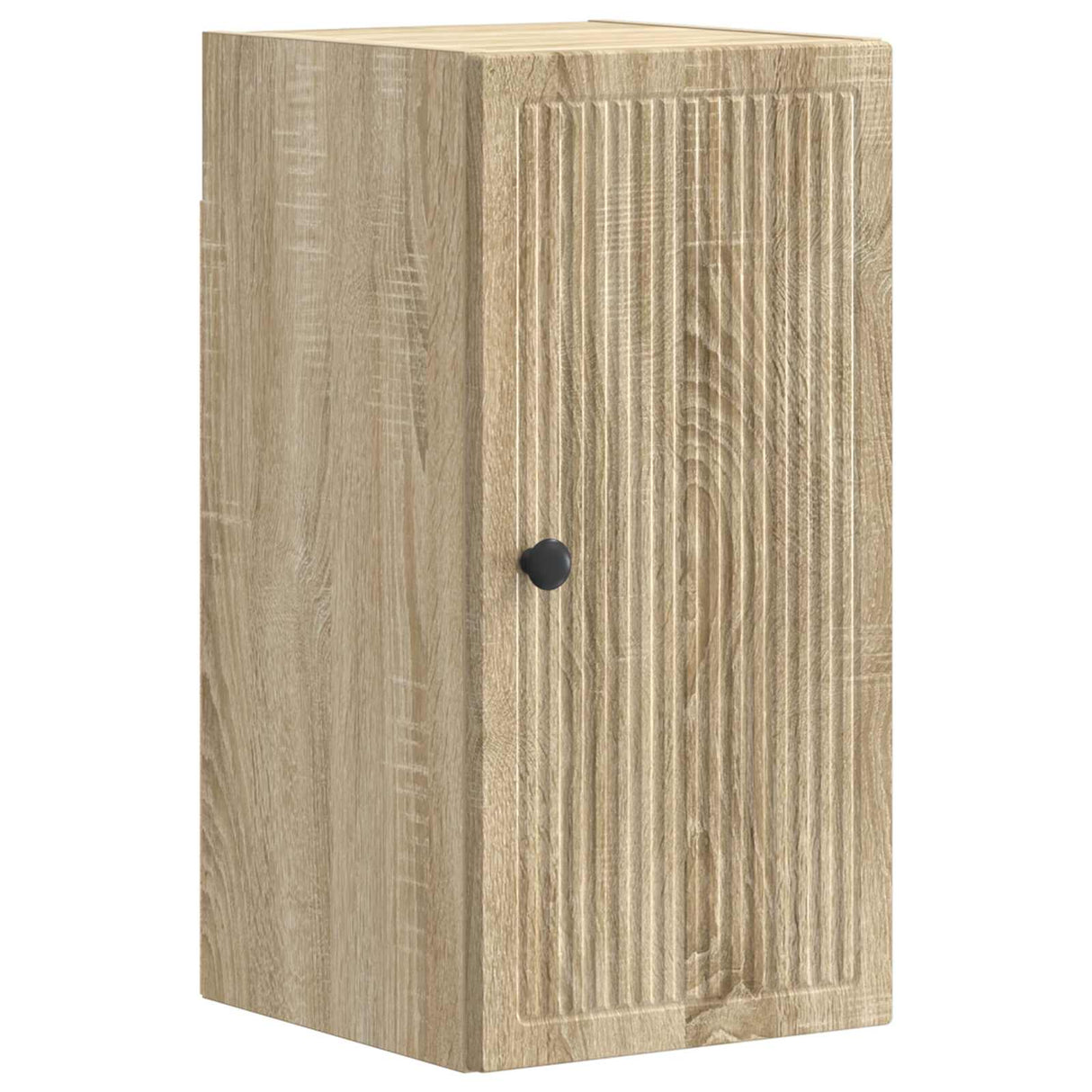 vidaXL 4-delige Badkamerkast Set EDE Zwart Bewerkt hout