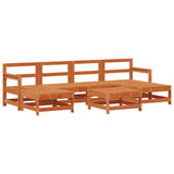 vidaXL 7-Piece Lounge Set Solid Pine Wood