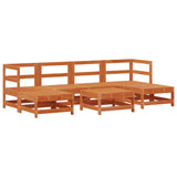 vidaXL 7-delige Loungeset massief grenenhout