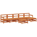 vidaXL 7-delige Loungeset massief grenenhout
