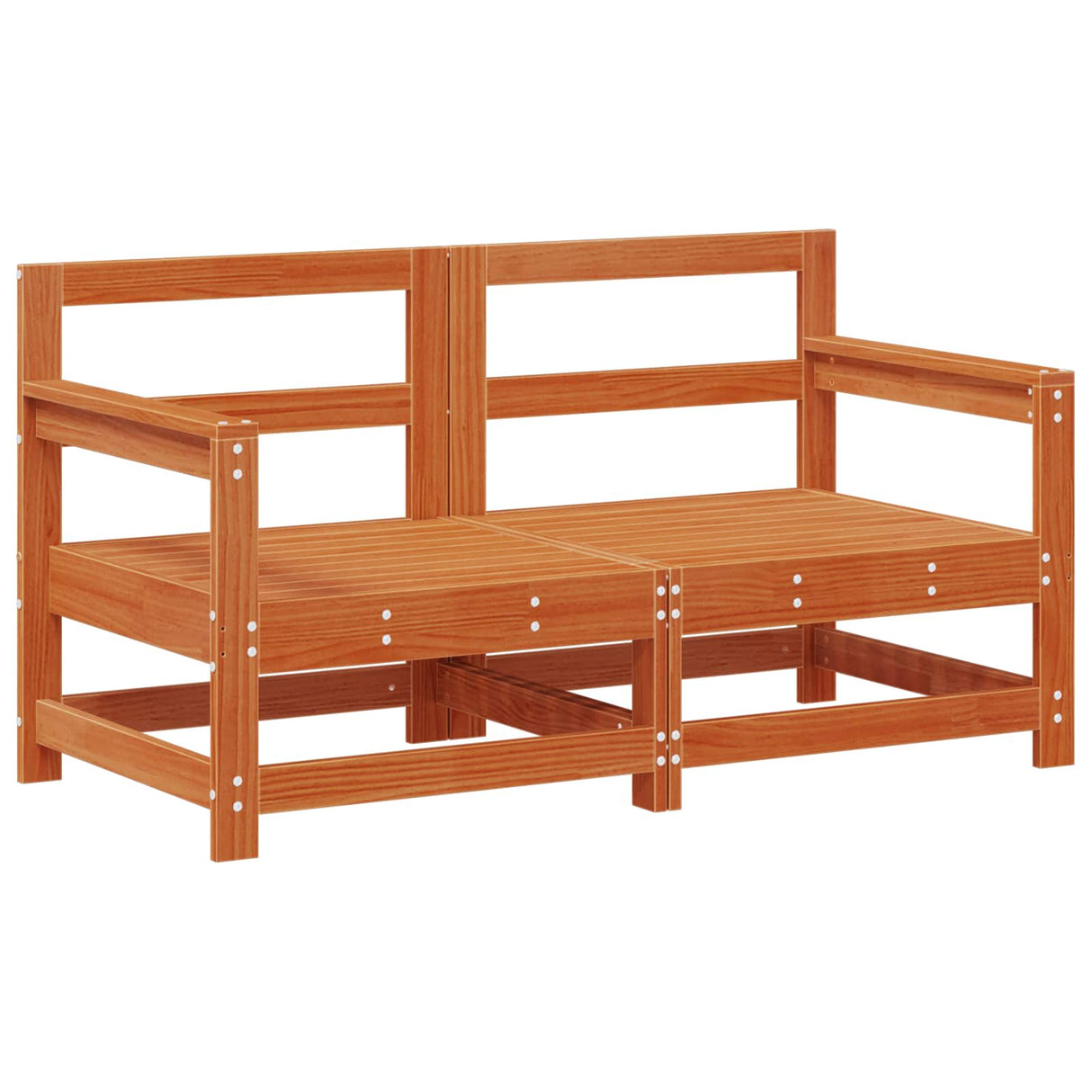 vidaXL 7-delige Loungeset massief grenenhout