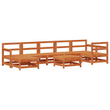 vidaXL 8-delige Loungeset massief grenenhout