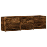 vidaXL TV Kast met LEDs Oud Hout 140 x 34 x 40 cm Bewerkt hout