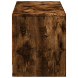 vidaXL TV Kast met LEDs Oud Hout 140 x 34 x 40 cm Bewerkt hout
