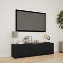 vidaXL TV Kast met LEDs Oud Hout 140 x 34 x 40 cm Bewerkt hout