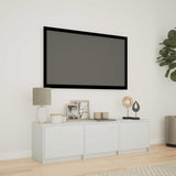 vidaXL TV Kast met LEDs Oud Hout 140 x 34 x 40 cm Bewerkt hout