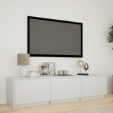vidaXL TV Kast met LEDs Oud Hout 140 x 34 x 40 cm Bewerkt hout