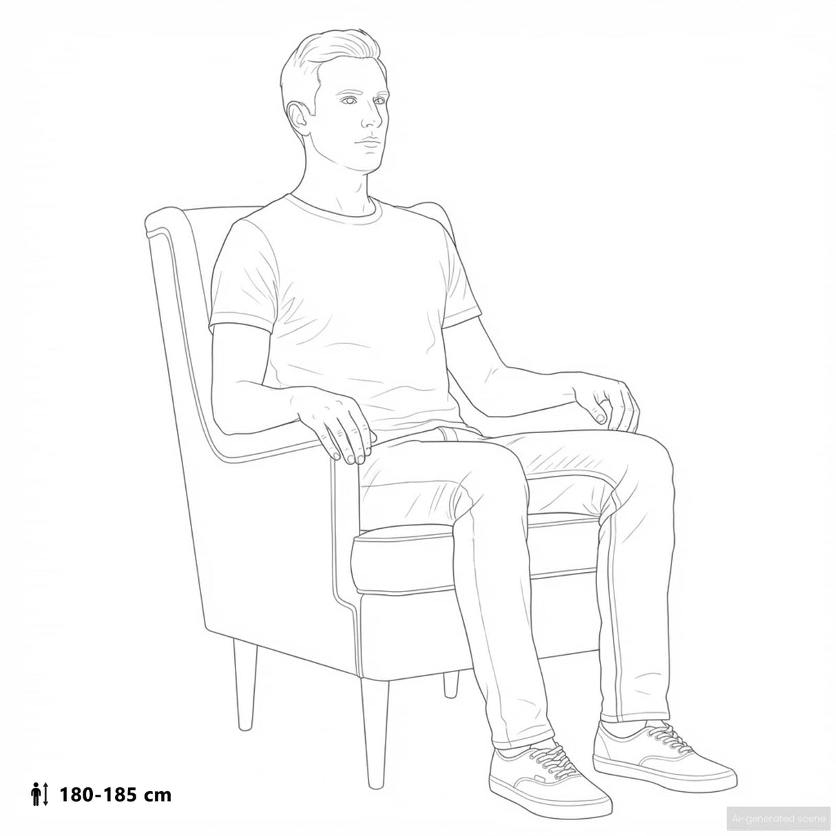 vidaXL Fauteuil met Voetenbank 2 st Lichtgrijs Stof
