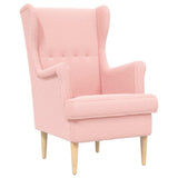 vidaXL Fauteuil met Voetenbank 2 st Crèmekleurig Bouclé