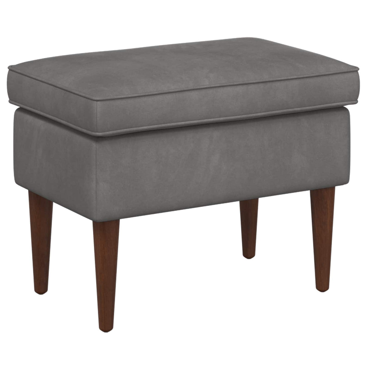 vidaXL Fauteuil met Voetenbank 2 st Lichtgrijs Fluweel