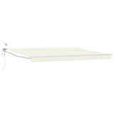 vidaXL Electric Retractable Awning Blue and White 2.5 x 2 m