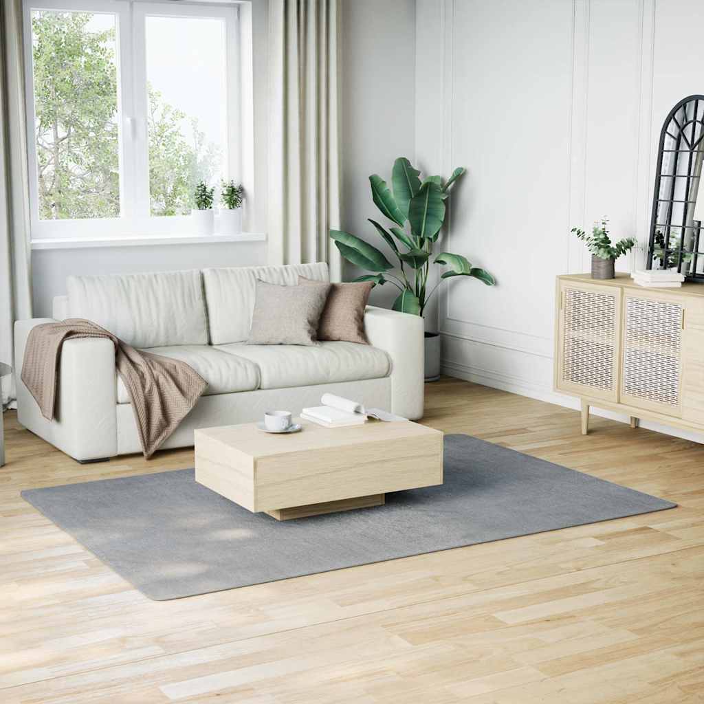 vidaXL Vloerkleed wasbaar korte pool anti-slip 160x230 cm antraciet