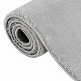 vidaXL Vloerkleed wasbaar korte pool anti-slip 160x230 cm antraciet