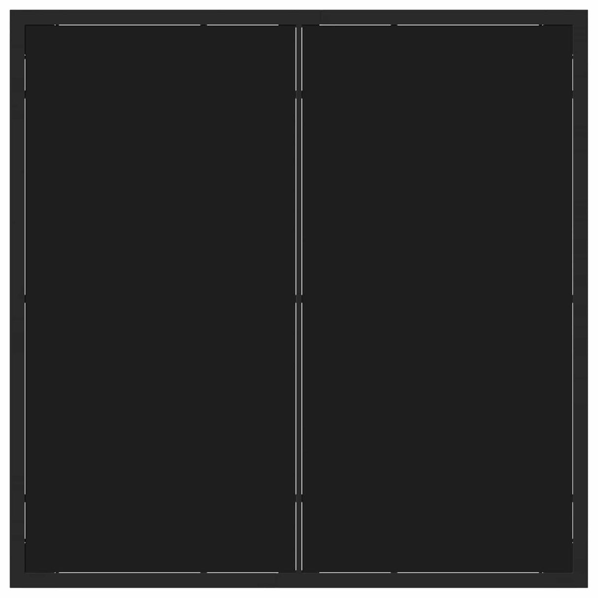 vidaXL Buiten Eettafel Set 3 st Zwart poly rattan