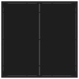 vidaXL Buiten Eettafel Set 3 st Zwart poly rattan