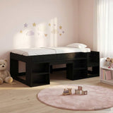 vidaXL Kinderbedframe met opbergruimte Wit 80 x 200 cm Bewerkt hout