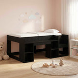 vidaXL Kinderbedframe met opbergruimte Wit 80 x 200 cm Bewerkt hout
