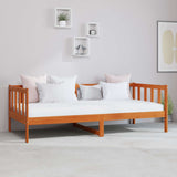 vidaXL Slaapbank met matras massief grenenhout 90x200 cm