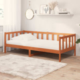 vidaXL Slaapbank met matras massief grenenhout 90x200 cm