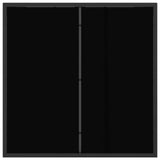 vidaXL Tuin Eettafel Set 7 st Zwart poly rattan