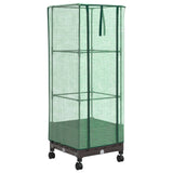 vidaXL Plantenbak verhoogd met kashoes 40x40x123 cm rattanlook
