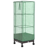 vidaXL Plantenbak verhoogd met kashoes 40x40x123 cm rattanlook