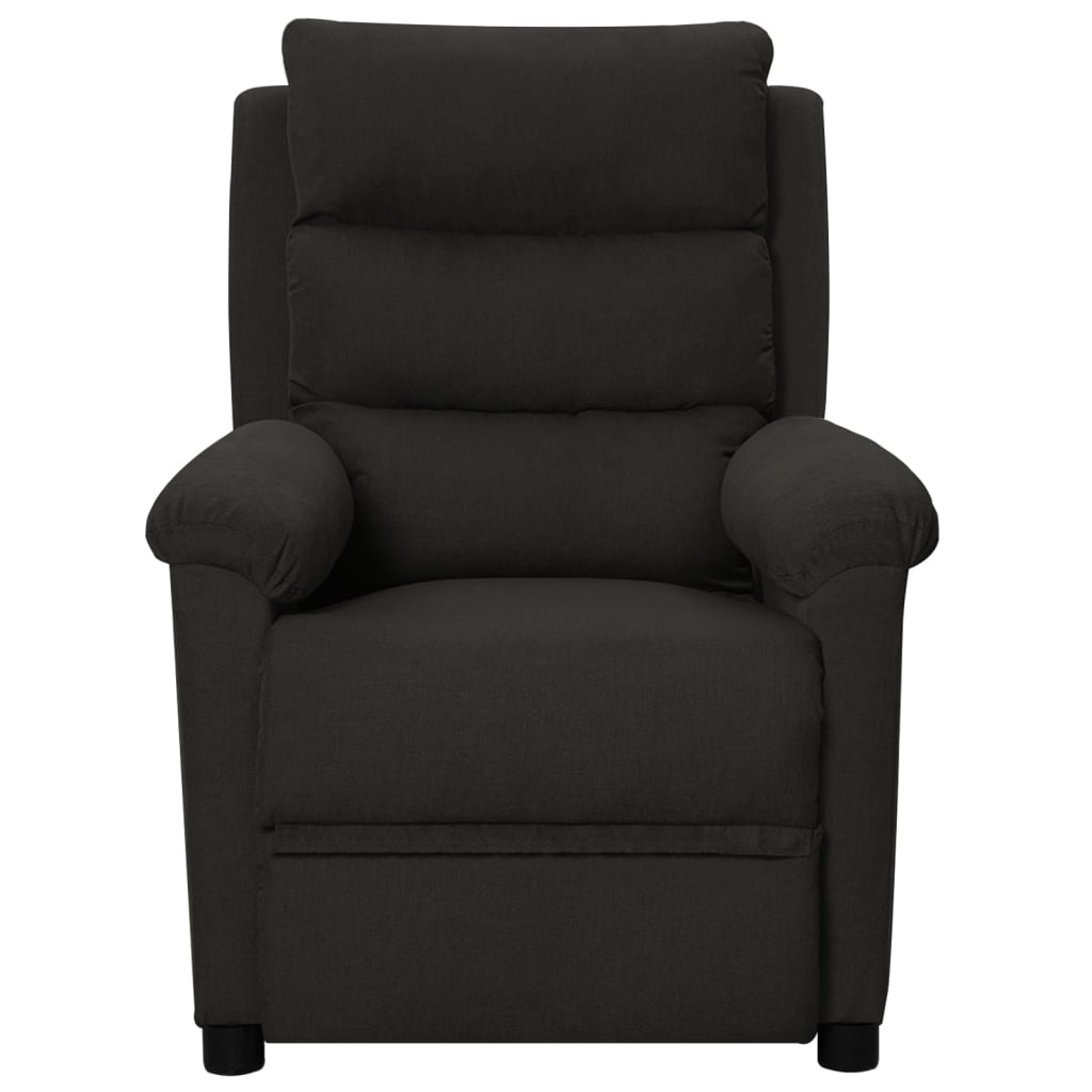vidaXL Fauteuil verstelbaar stof lichtgrijs