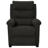 vidaXL Fauteuil verstelbaar stof lichtgrijs