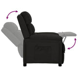 vidaXL Fauteuil verstelbaar stof lichtgrijs