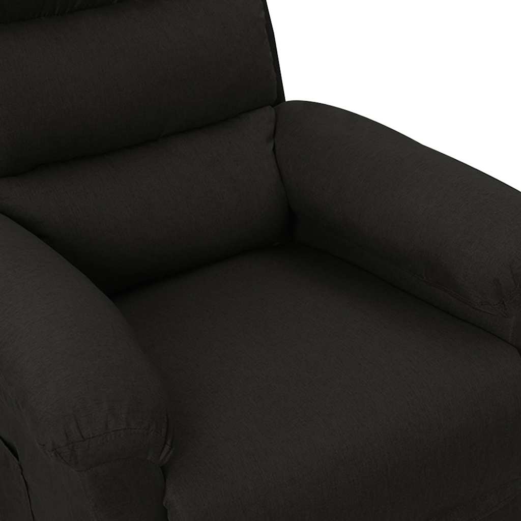vidaXL Fauteuil verstelbaar stof lichtgrijs