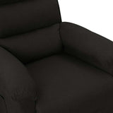 vidaXL Fauteuil verstelbaar stof lichtgrijs