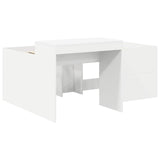 vidaXL Bed met Tunnel 4 pcs Artisian Eik en Lichtblauw Bewerkt hout