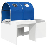 vidaXL Bed met Tunnel 4 pcs Artisian Eik en Lichtblauw Bewerkt hout