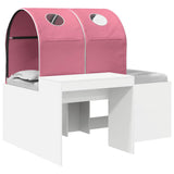vidaXL Bed met Tunnel 4 pcs Artisian Eik en Lichtblauw Bewerkt hout