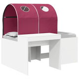 vidaXL Bed met Tunnel 4 pcs Artisian Eik en Lichtblauw Bewerkt hout