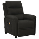 vidaXL Massagestoel stof lichtgrijs