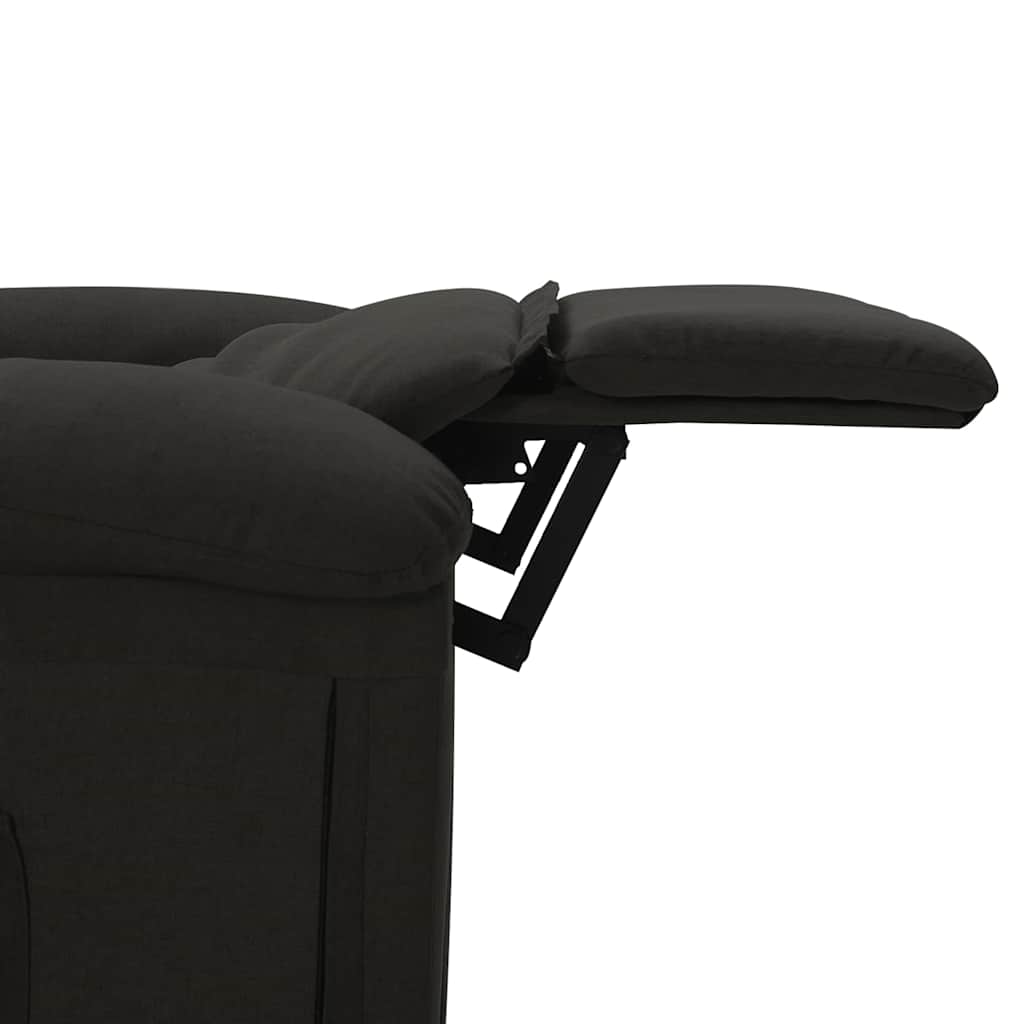 vidaXL Massagestoel stof lichtgrijs