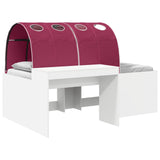 vidaXL Bed with Tunnel 4 pcs Artisan Oak and Light Blue Engineered Wood