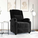vidaXL Fauteuil verstelbaar fluweel lichtgrijs