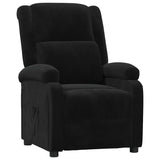 vidaXL Fauteuil verstelbaar fluweel lichtgrijs