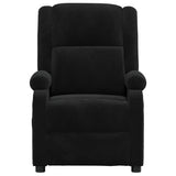 vidaXL Fauteuil verstelbaar fluweel lichtgrijs
